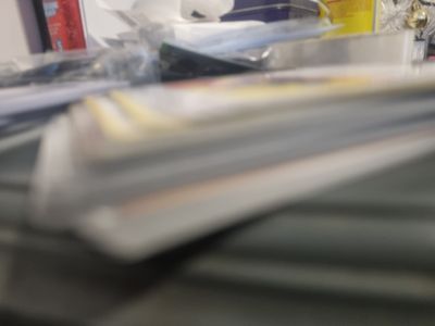 Stack of trainer, energy and item cards