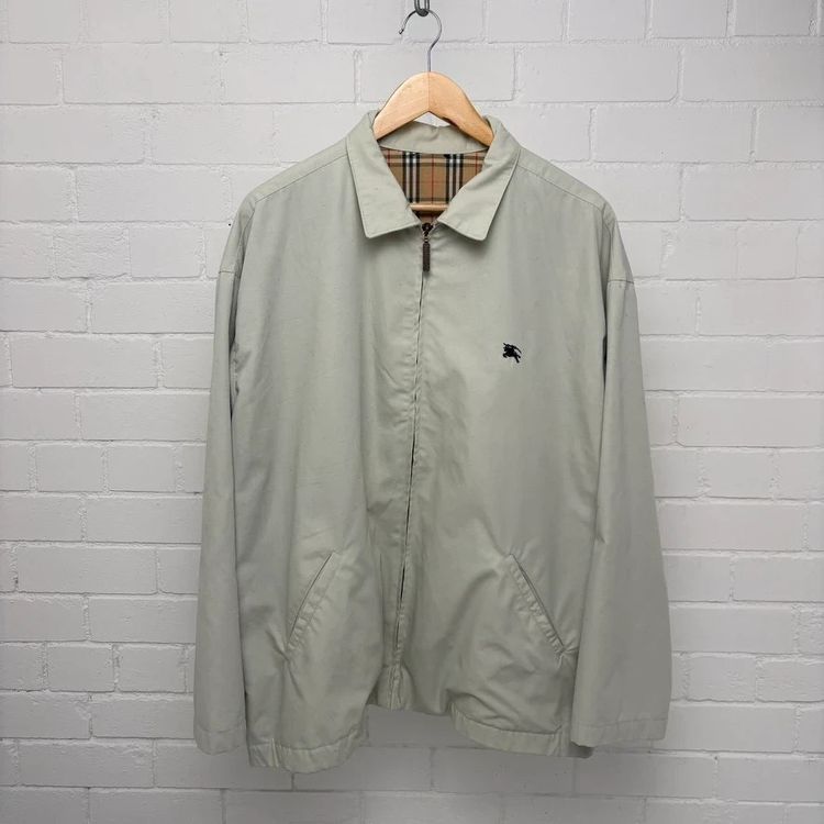 Burberry Cream Vintage Harrington Jacket image 1
