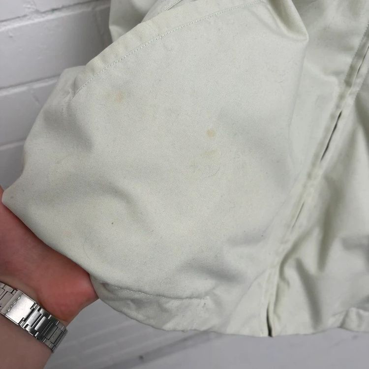 Burberry Cream Vintage Harrington Jacket image 4