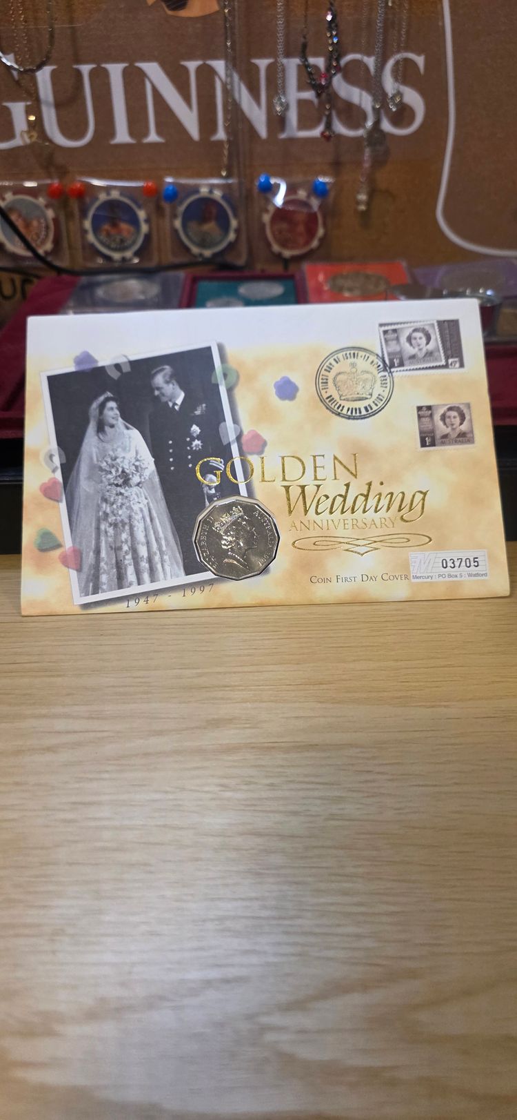 Immagine di Golden Wedding Anniversary Coin Set 2