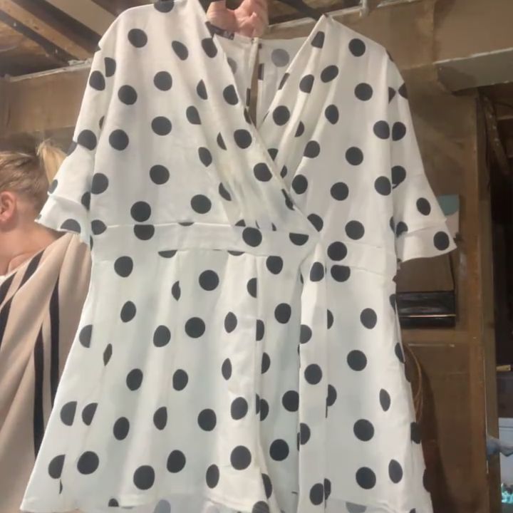 Boohoo boohoo polka dot play suit  product image