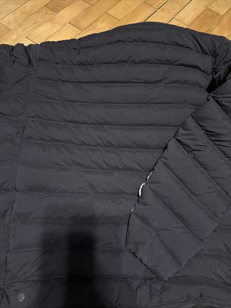 Lululemon Mens Black 700 Goose Down Fill Navigation Puffer Jacket Coat Large image 7