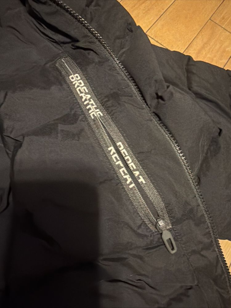 Lululemon Mens Black 700 Goose Down Fill Navigation Puffer Jacket Coat Large image 6