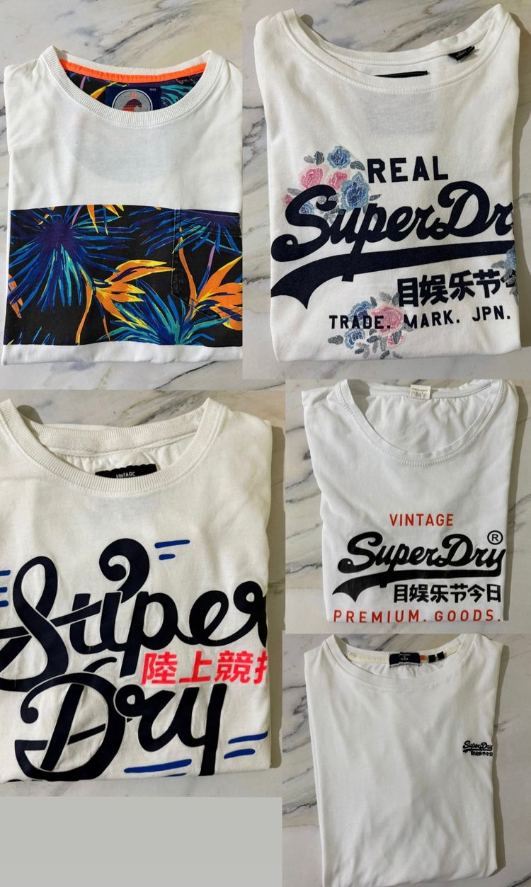 Box 5 magliette superdry 