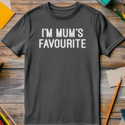 Im Mums Favourite Funny T-Shirt AU 3