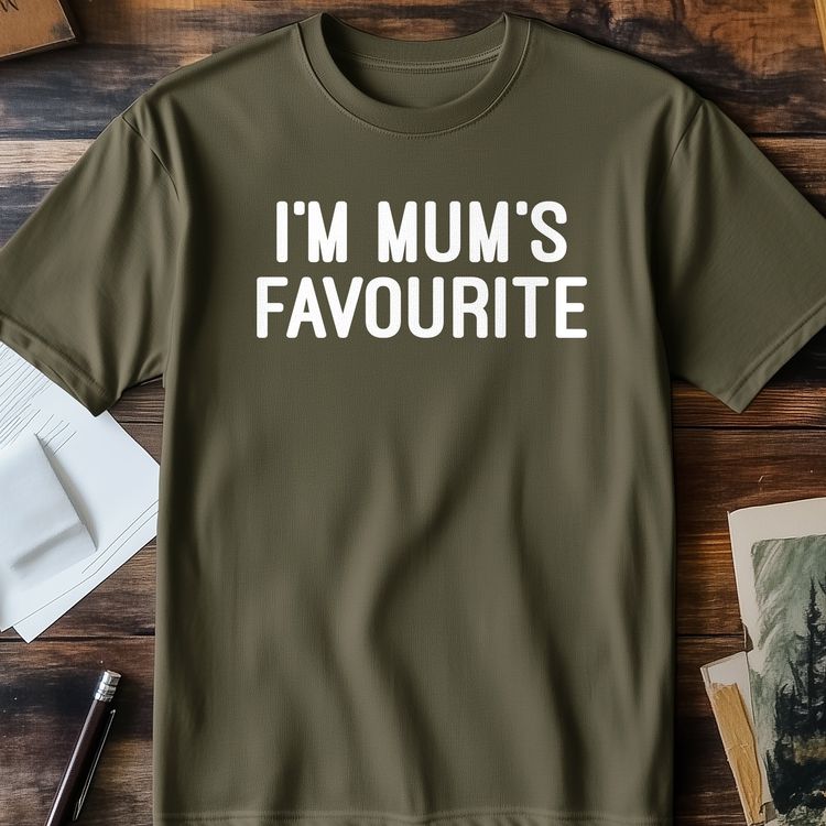 Im Mums Favourite Funny T-Shirt AU 5