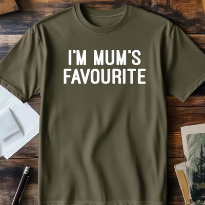Im Mums Favourite Funny T-Shirt AU 5