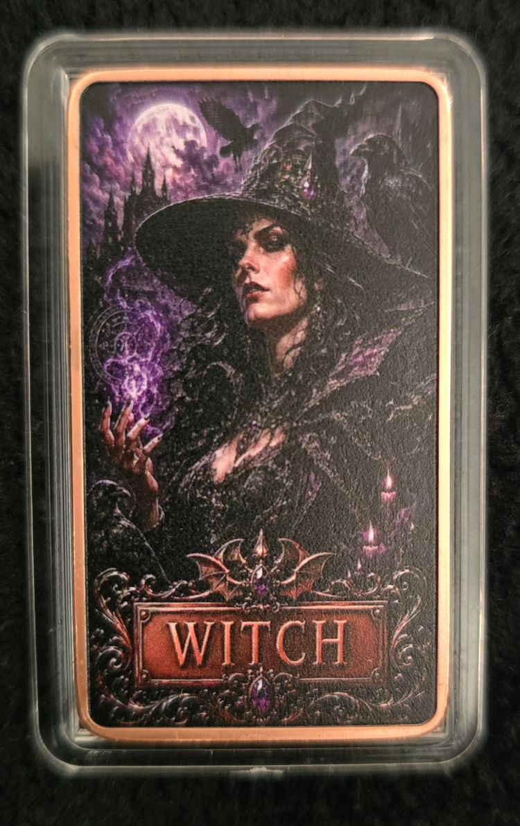 WITCH 1oz copper bar image 1