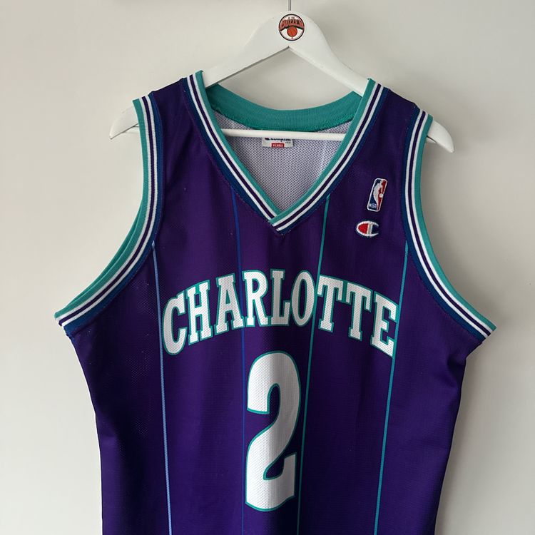 Charlotte Hornets Larry Johnson  Champion jersey - XL