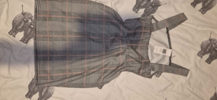 Select Checked Pinafore Dress image 3
