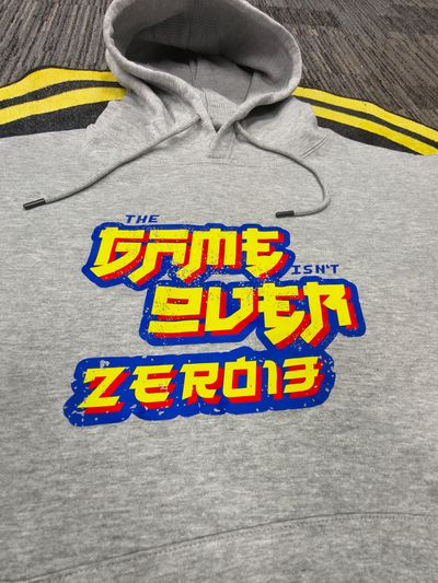 Zero13 Game over grey Hoodie, brand new, all sizes
