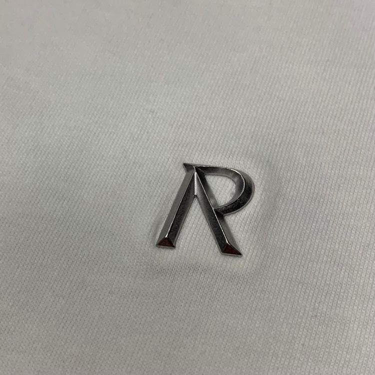 Represent Small Tee Metal Initial R Flat White T-Shirt image 5