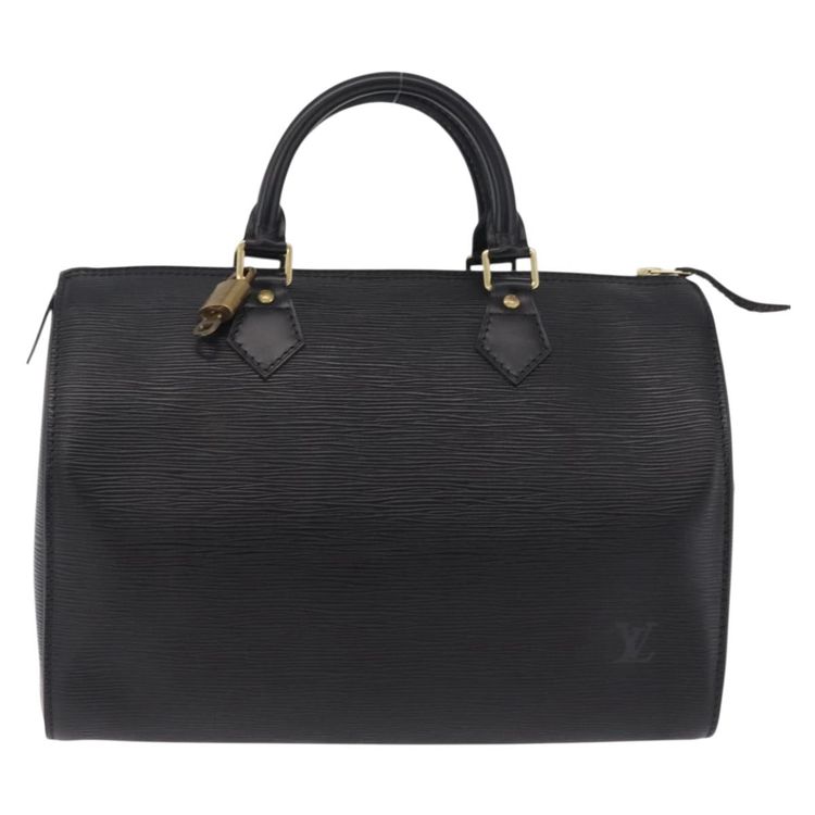 LOUIS VUITTON Epi Speedy 30 Hand Bag Noir black M43002 LV Auth 210985V - Jerrillo image 2