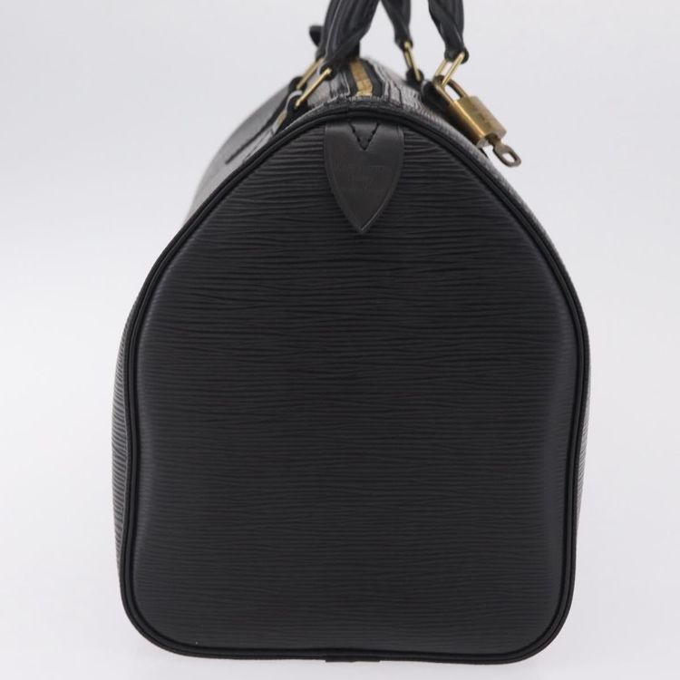 LOUIS VUITTON Epi Speedy 30 Hand Bag Noir black M43002 LV Auth 210985V - Jerrillo image 5
