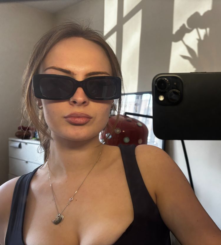 Other y2k Black Rectangular Sunglasses product image