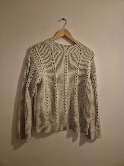 M&S Grey Knitted Sweater