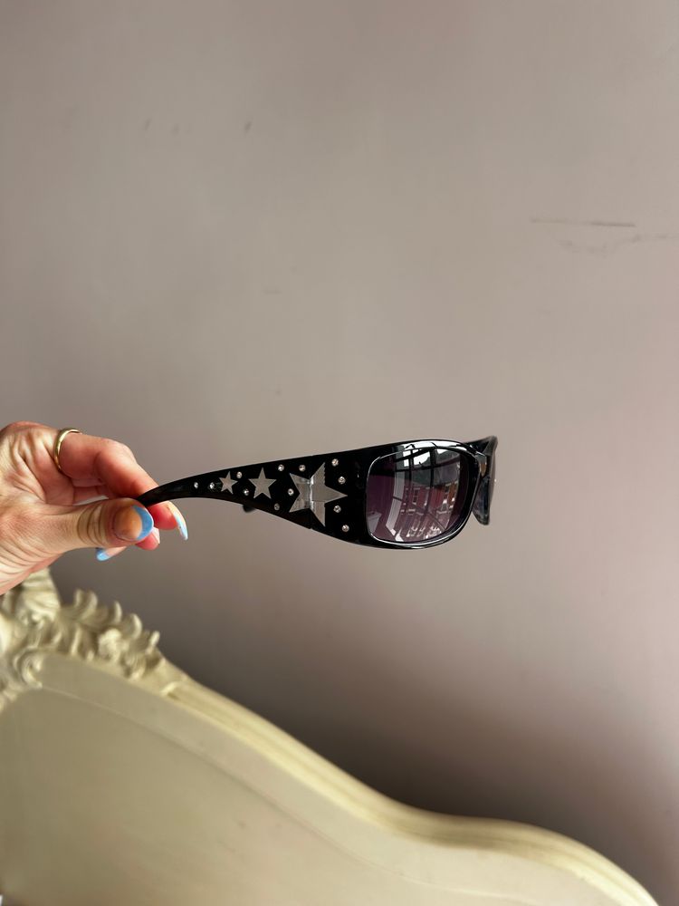 Black Sunglasses With Star Decorations