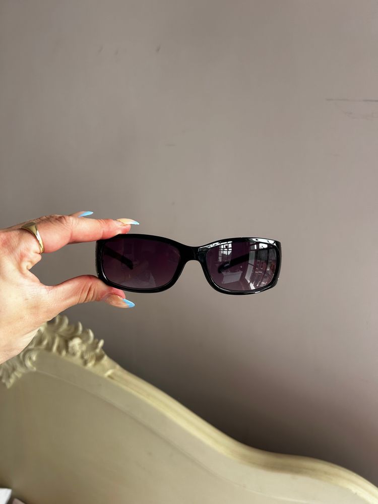 Black Sunglasses With Star Decorations obraz 3
