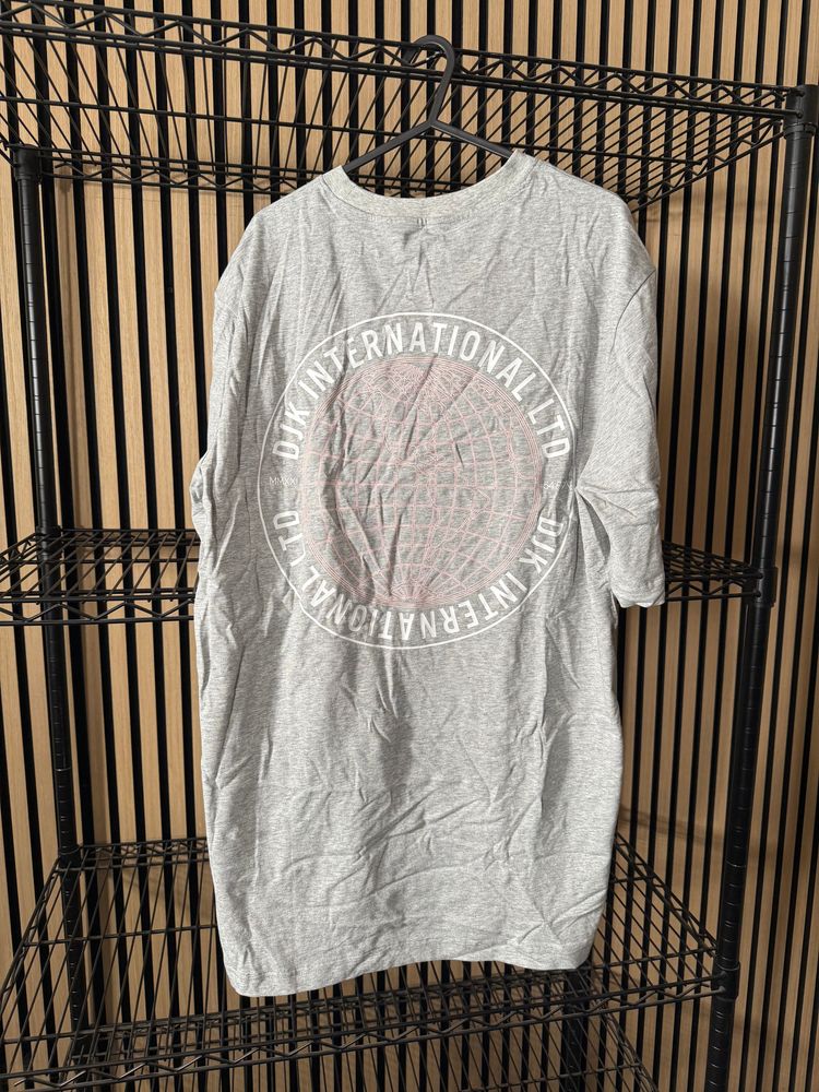 B129 DJK International Glove Grey/Pink T-Shirt Brand New