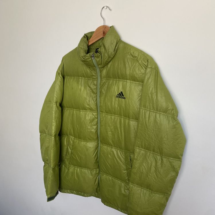 Green adidas puffer  2