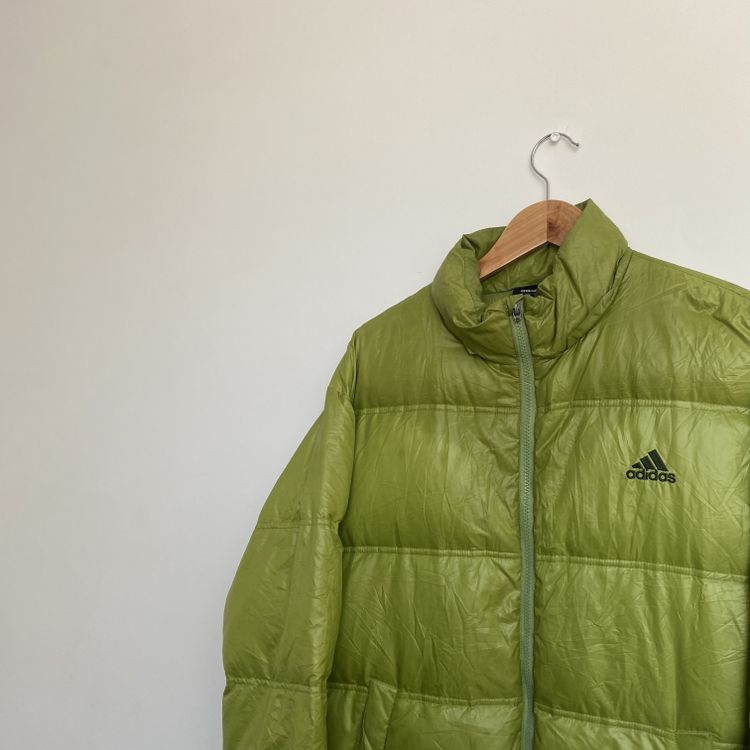 Green adidas puffer 