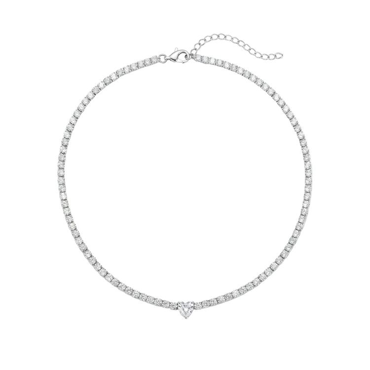 Other Collana Tennis Heart Gem | chiusura con cursore product image