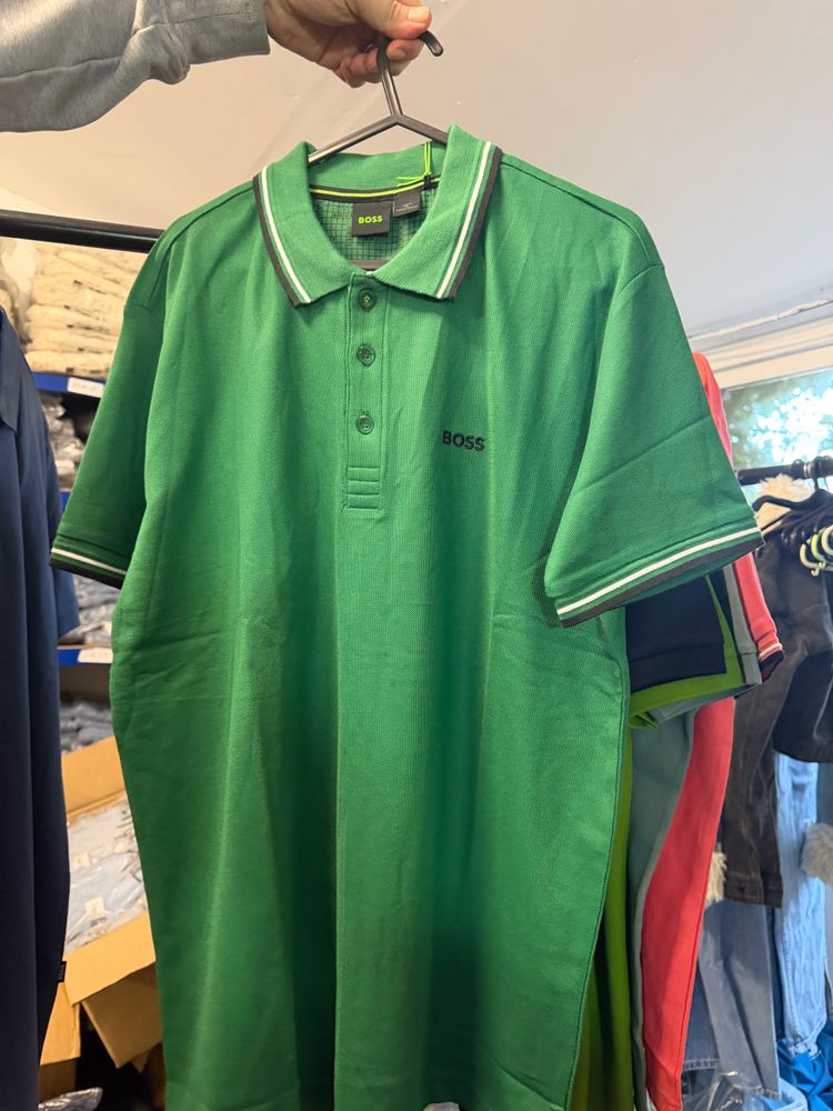 Boss  dark Green Polo Shirt
