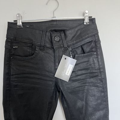 SKU9 G-Star Raw Black Coated Skinny Jeans W24L32