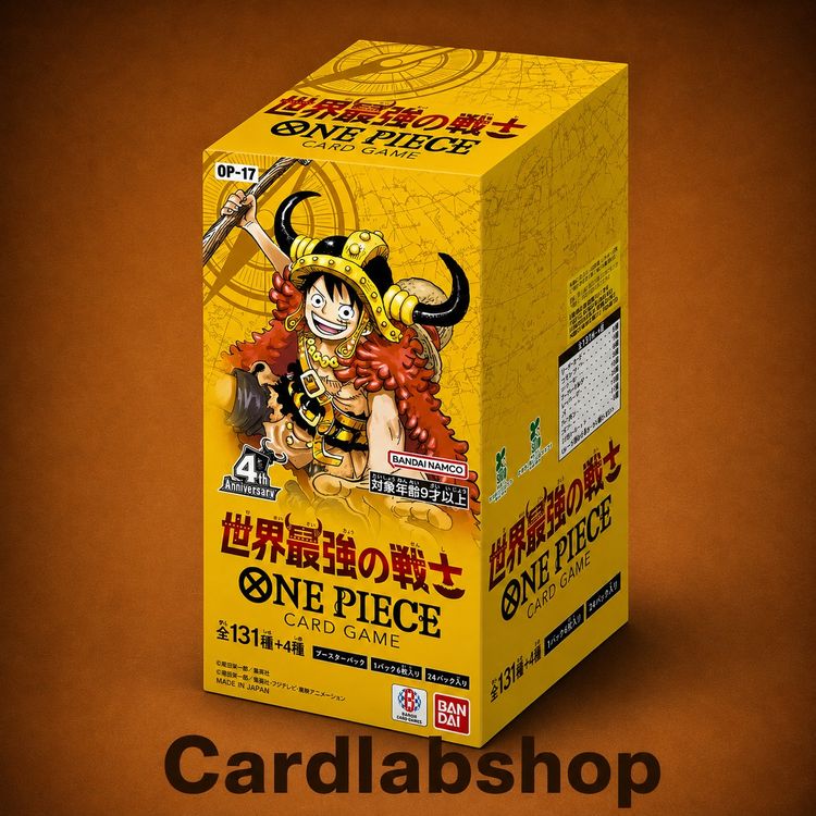OP-17 | THE WORLD'S STRONGEST WARRIORS – BOX DA CASE – ONE PIECE - JAP image 1