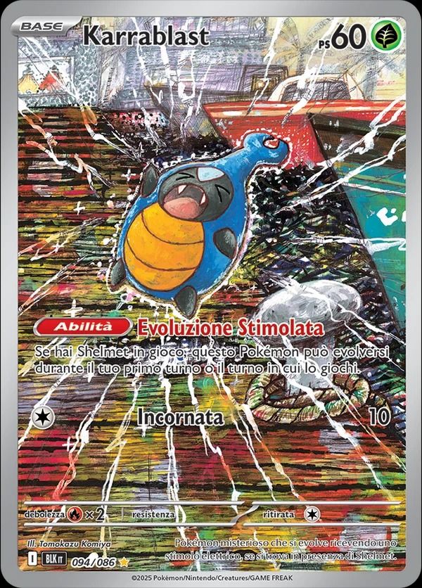 Pokemon Karrablast BLK 094 NM IT product image