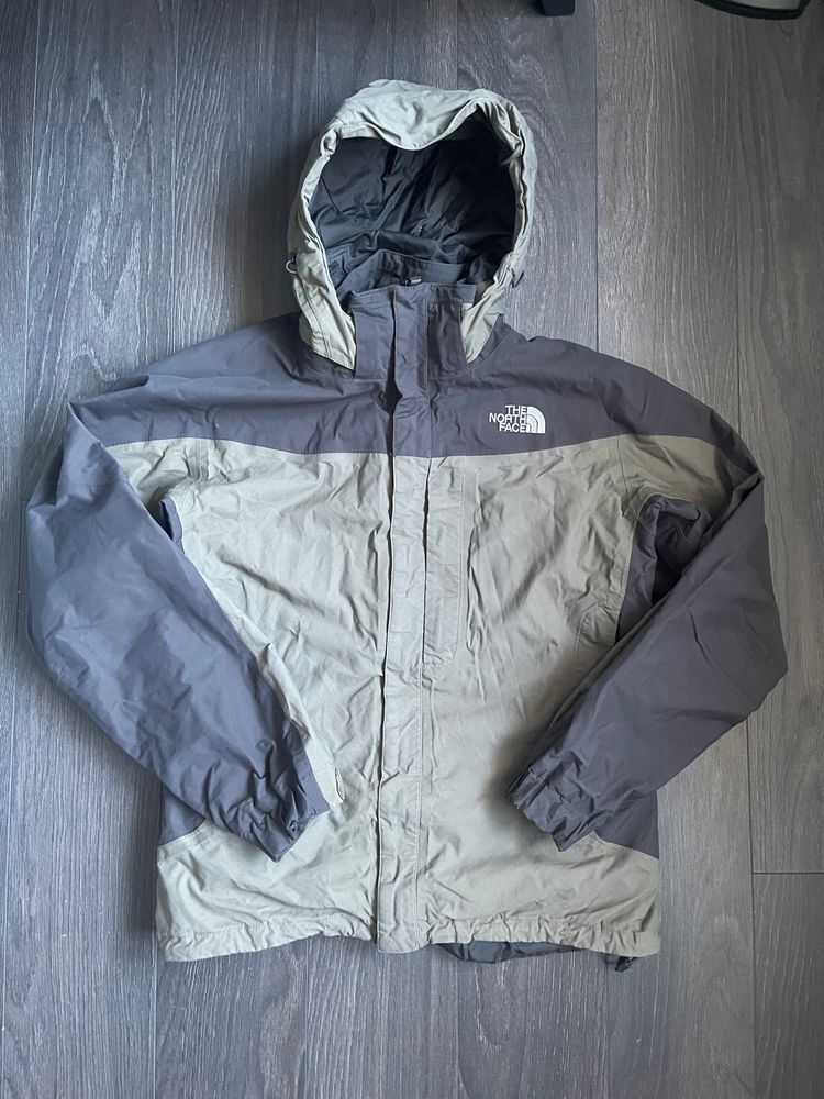 The North Face Khaki and Black Hyvent North Face Raincoat product image