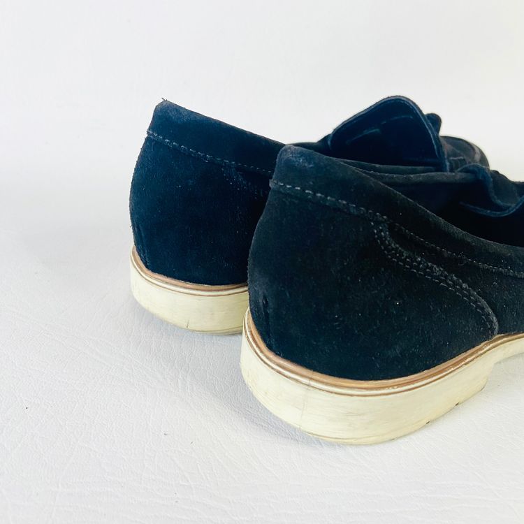Kurt Geiger | Black Suede Leather | Tassel Loafers Flat Shoes | Size 6 (39) | Work Casual image 15