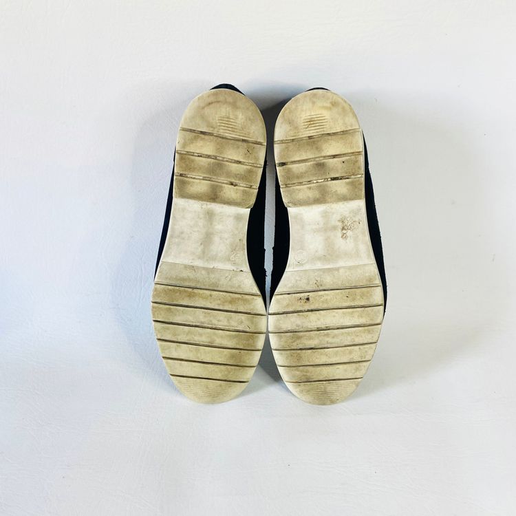 Kurt Geiger | Black Suede Leather | Tassel Loafers Flat Shoes | Size 6 (39) | Work Casual image 5