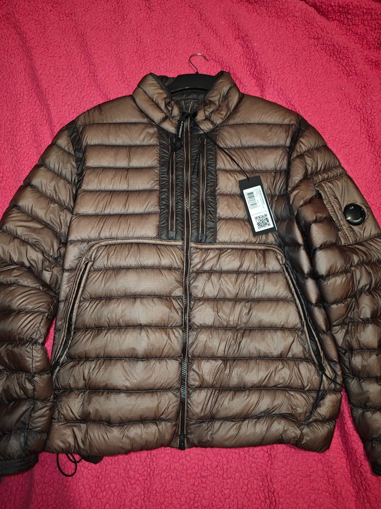 Cp Company Brown Collared Single Goggle D.D. Shell Down Jacket XL retail. £650