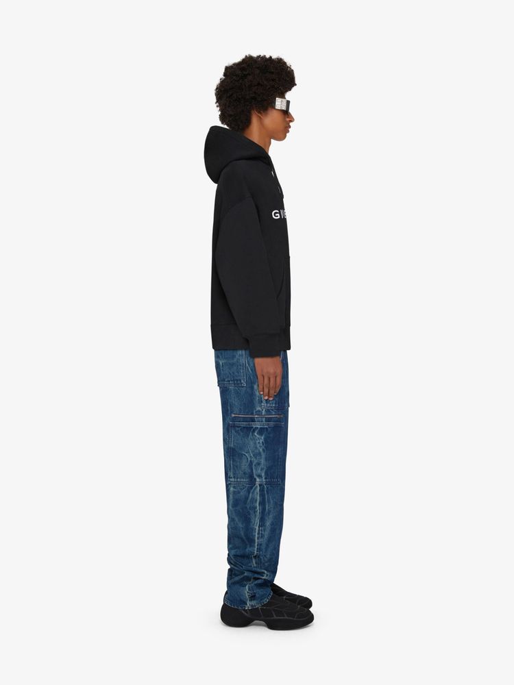 Givenchy Black Archetype Logo Hoodie 3