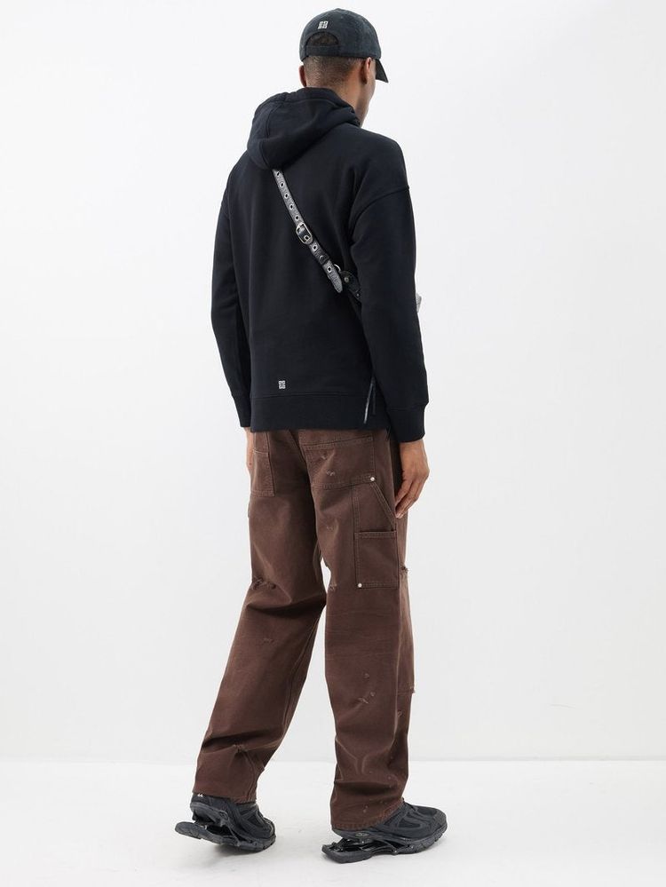 Givenchy Black Archetype Logo Hoodie 7