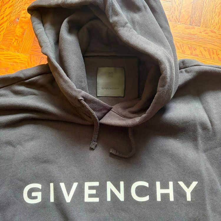 Givenchy Black Archetype Logo Hoodie 2