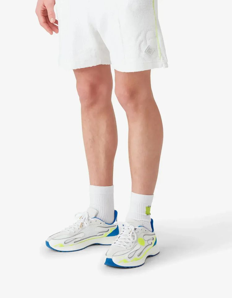Casablanca White Towelling Monogram Short image 2