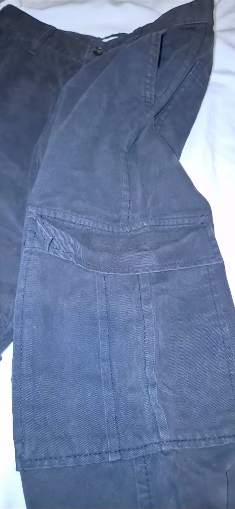 Black stradivarius Cargo Pants image 4
