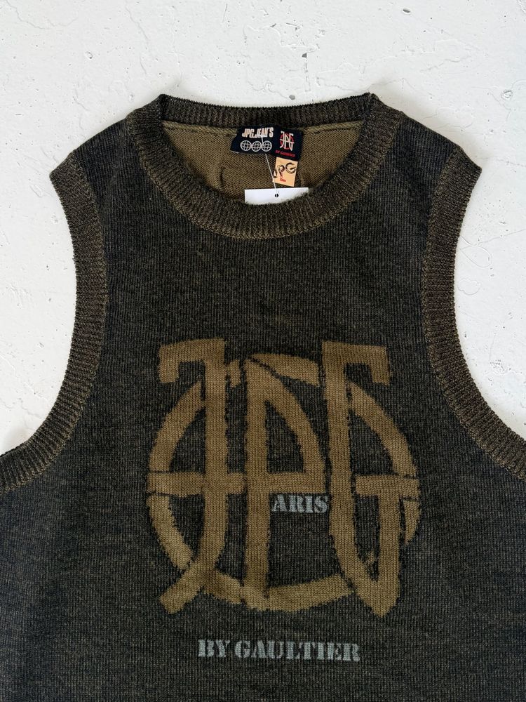'90s Jean Paul Gaultier Knitted Vest imagen 3