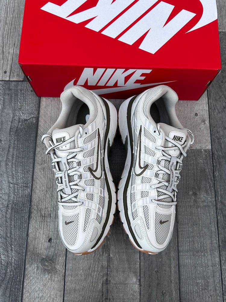 Nike P-6000 Trainers - ‘Light Bone Medium Olive’ - Size UK 7  4
