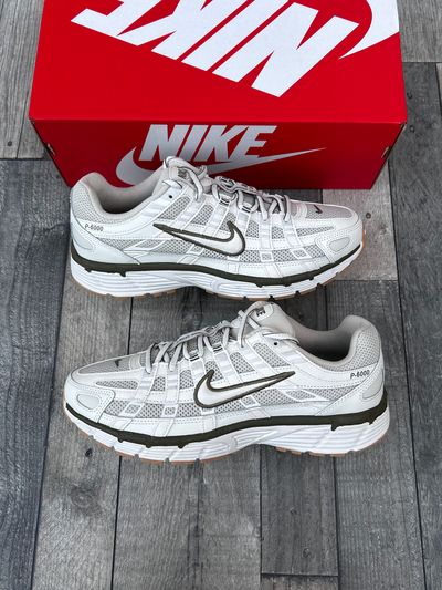Nike P-6000 Trainers - ‘Light Bone Medium Olive’ - Size UK 7