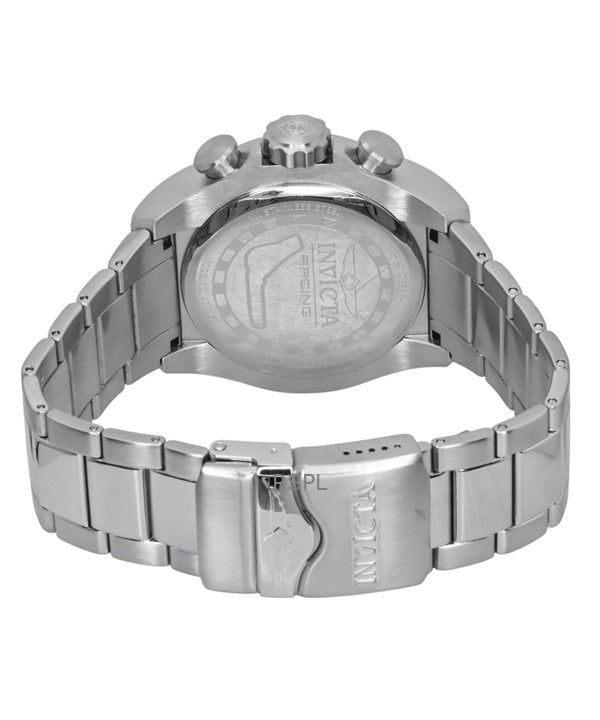 Invicta Racing Chronograph Stainless Steel White Dial Quartz 47746 Men's Watch 2