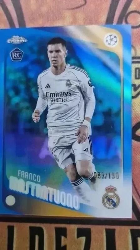 Immagine di Franco Mastantuono Uefa Champions League Trading Card 2
