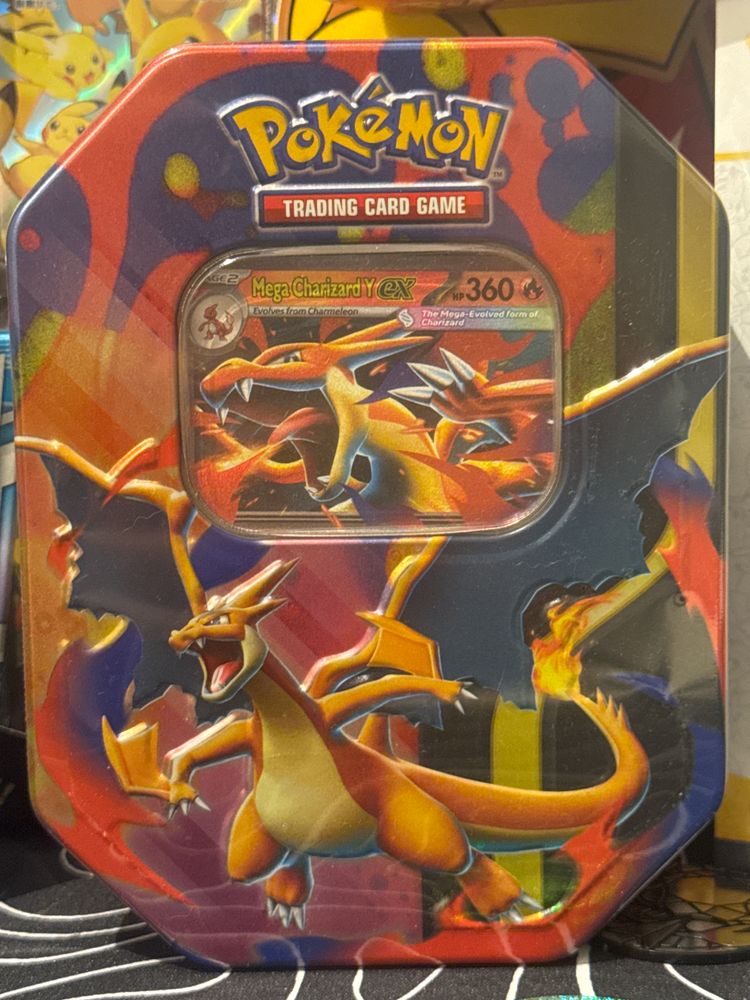 Pokemon Mega charizard Y tin product image