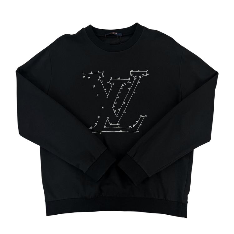 Louis Vuitton Men’s Crewneck Stitch Print Embroidered Jumper - XL image 1