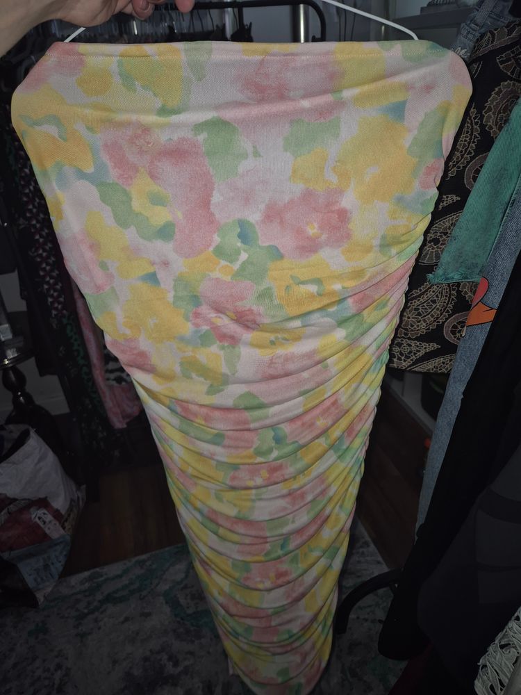 ONLY ONLY Floral Ruched Dress product image