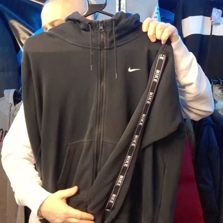 Nike NIKE HOODIE BLACK FULL ZIP MEDIUM product image
