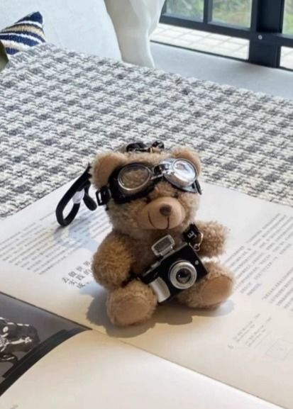 Other Teddy Bear Keychain With Goggles And Camera Accessory product image