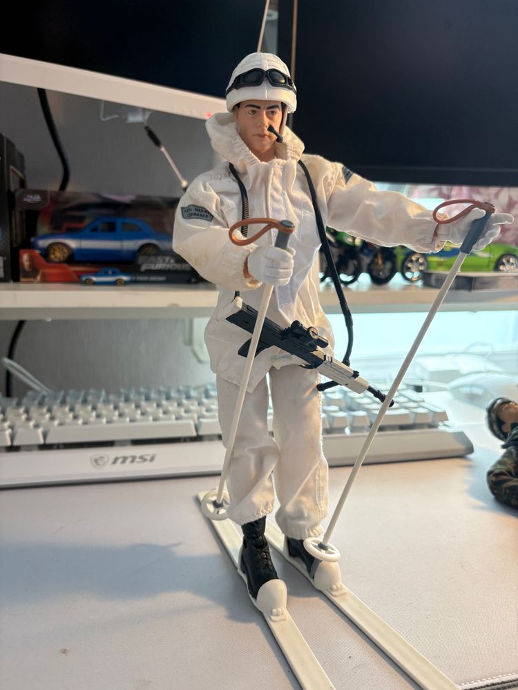 Equipment White Ski Outfit On Action Figure product image
